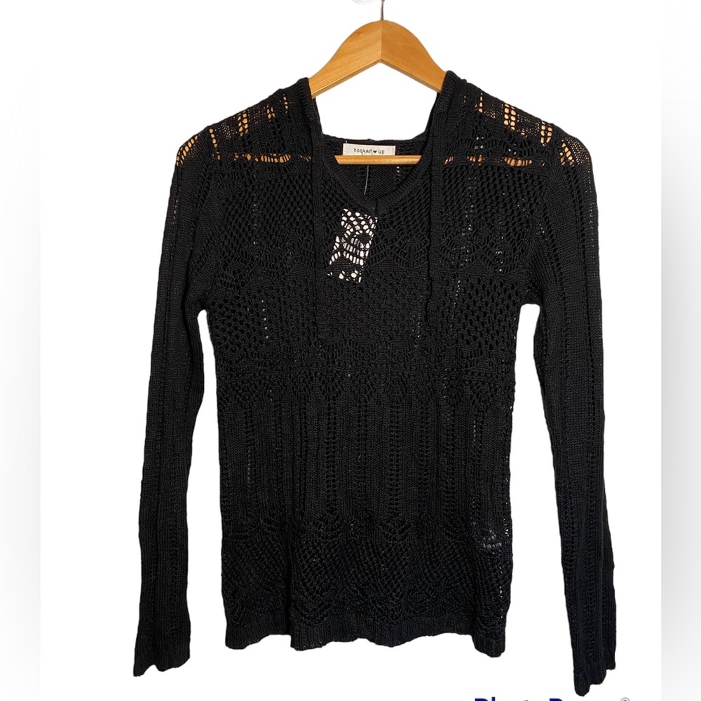 Crochet Long Sleeve With Hood
